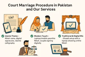 Court Marriage Procedure in Karachi, Islamabad and Lahore, Pakistan